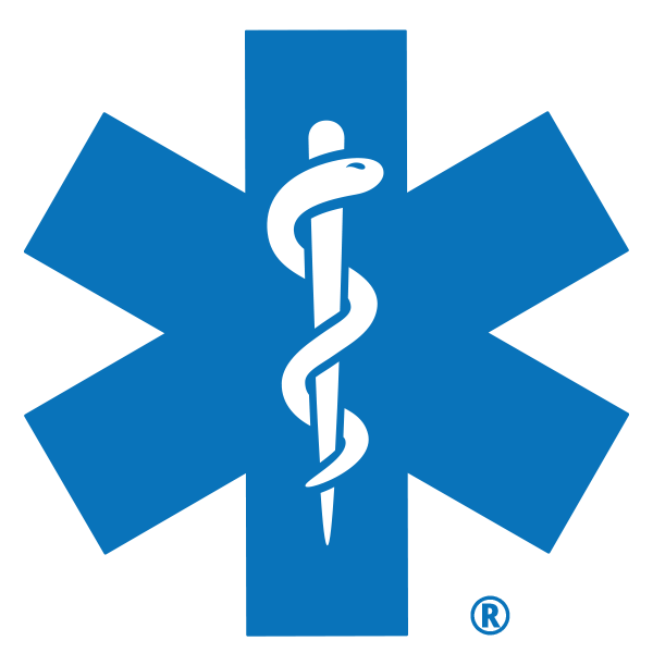 Paramedic Medical EMS Nursing Star Of Life Sign Stencil 8.5x11 Free Shipping